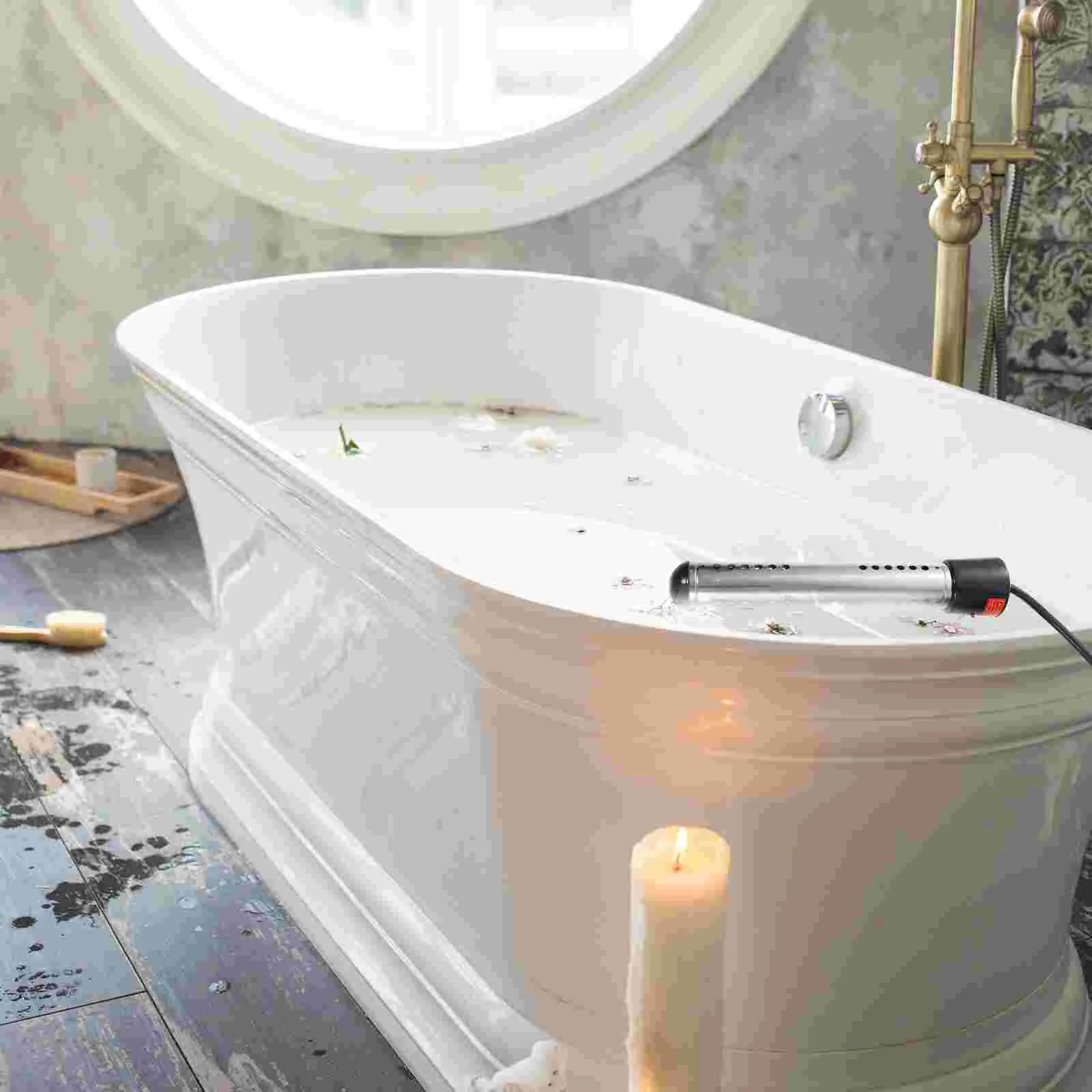 

Pool Heater Electric 1500W Pool Water Heater Immersion Water Heater US Plug