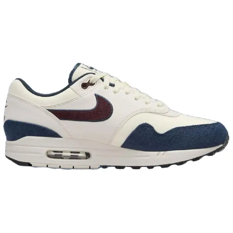 Кроссовки Nike Air Max1 Coconut Milk Burgundy Crush Navy FN6952-103