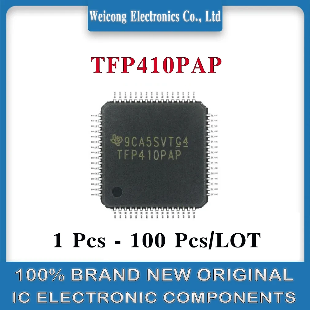 

100% Brand New Original TFP410PAP TFP410PA TFP410P TFP410 TFP41 TFP4 TFP TF IC Chip HTQFP-64