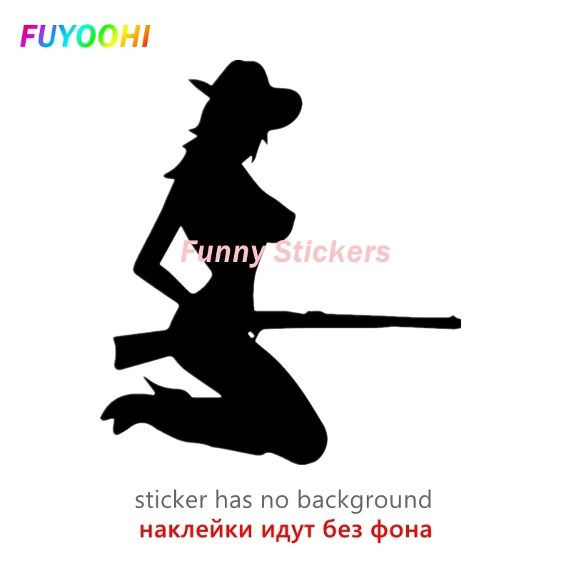 

FUYOOHI Exterior/Protection Funny Stickers Huntress Auto Decors on Bumper Window Laptop Waterproof and Sunscreen Vinyl Decal