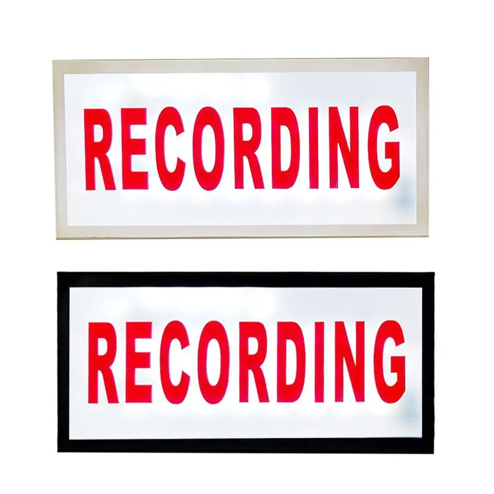 Recording Sign Light Box 16 Colors LED Illuminated On Air Neon Signs Studio Sign Remote Control Light For Studio Bar Pub