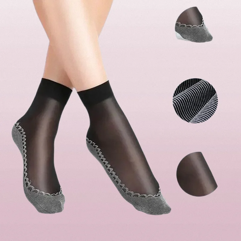 Женские шелковые носки 5/10 пар