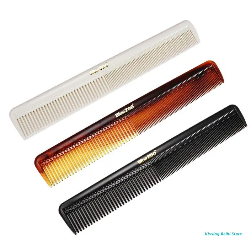 

2 In 1 Men Hair Comb Wide Coarse Fine Toothed Combination Portable Vintage Oil Back Aircrafts Head Hairdressing Drop Shipping