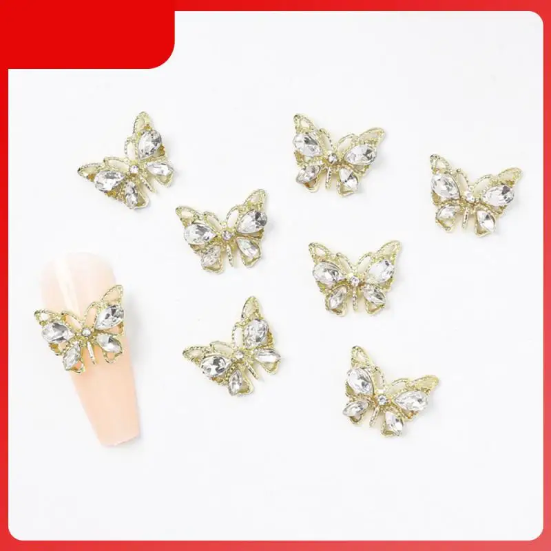 

Nail Art Accessories Mixed Sizes Eye Resistant 3d Aurora Bear Butterfly Nail Diy Nail Decoration Wear Resistant Mpact Resistant