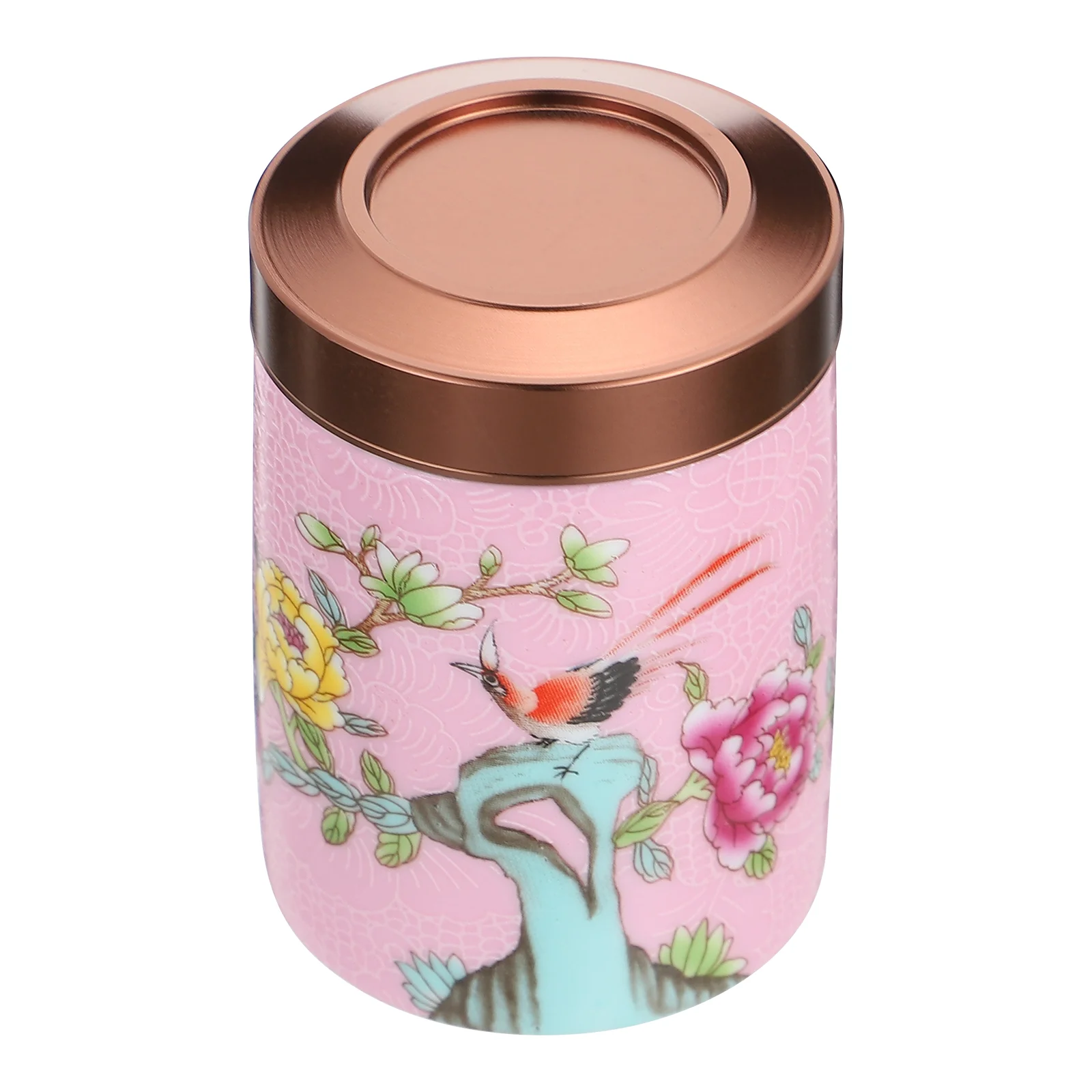 

Tea Jar Canister Storagemini Portable Tin Box Dispensing Travel Lids Sealed Candy Jam Porcelain Pudding Jars Yogurtcan Lidded