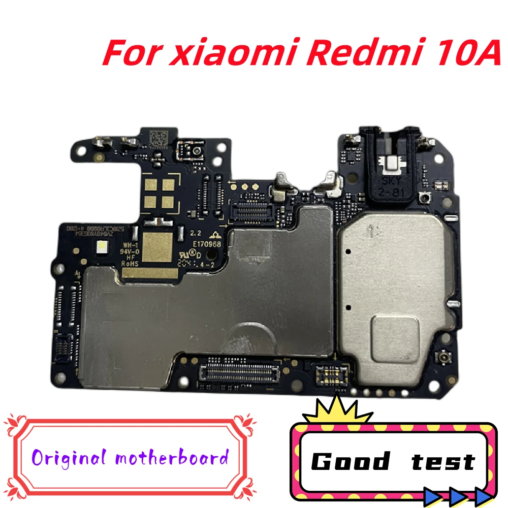 Global Version For Xiaomi HongMi RedMi 10A10 A Motherboard Mainboard Logic Board Original Work Well Unlocked Main Circuits Board