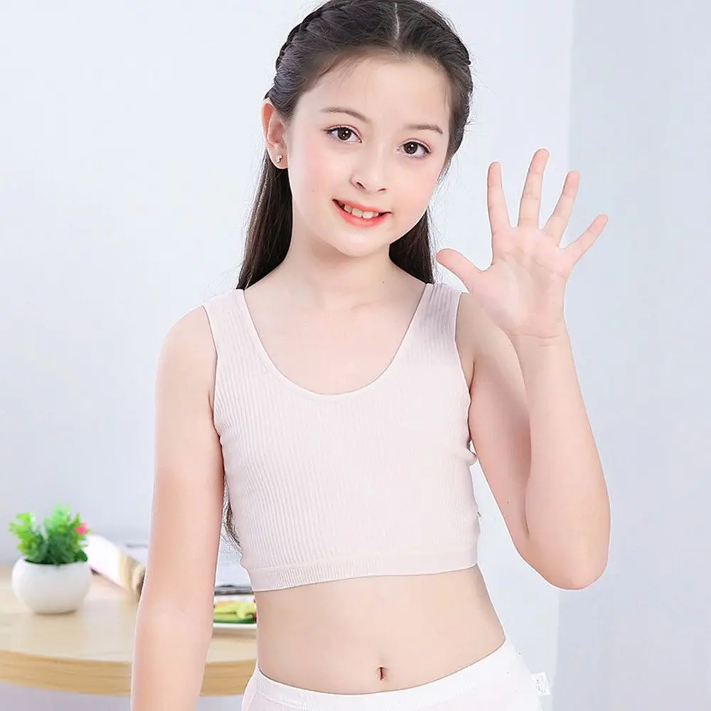 

Adolescent high-quality underwear, middle school girls' Sports I-shaped vest, 8-16 years old, breathable girls' training bra