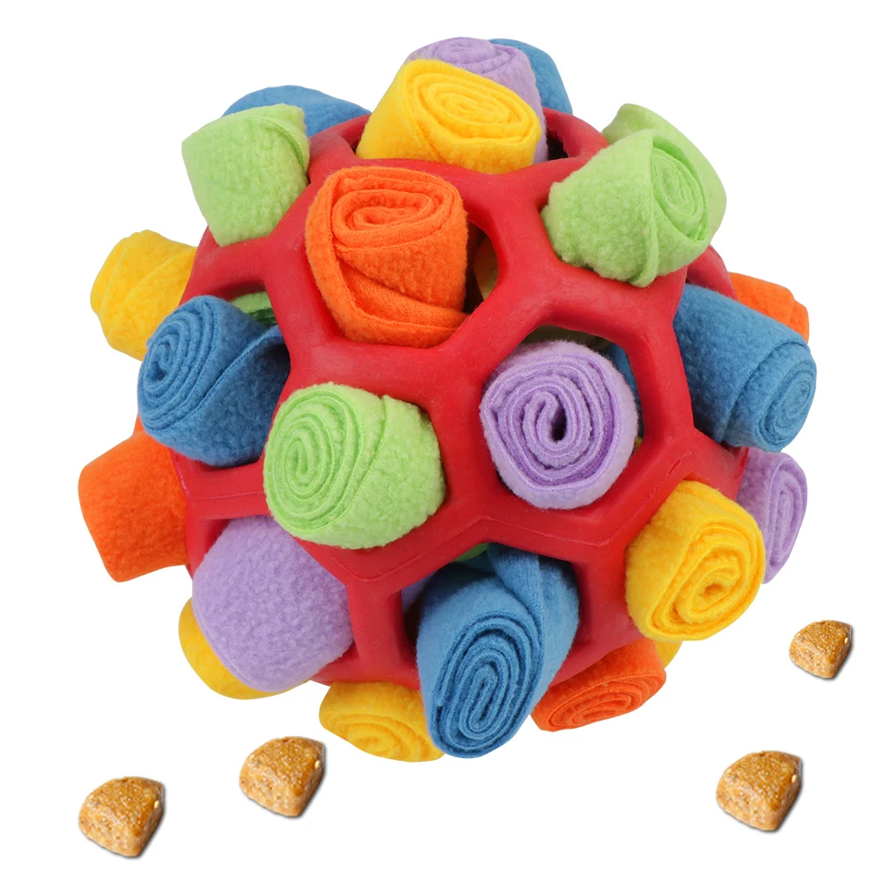 

Интерактивная игрушка-пазл для собак, игрушка для домашних животных, уютный мяч, портативная медленная кормушка, стимулирует естественное формование, обучение навыкам, обучающая игрушка