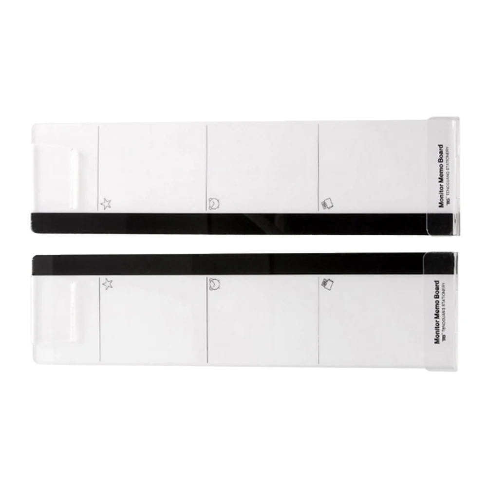 

2 Pcs Monitor Memo Board Creative Memo Pads Computer Monitor Panels for Office Study Room