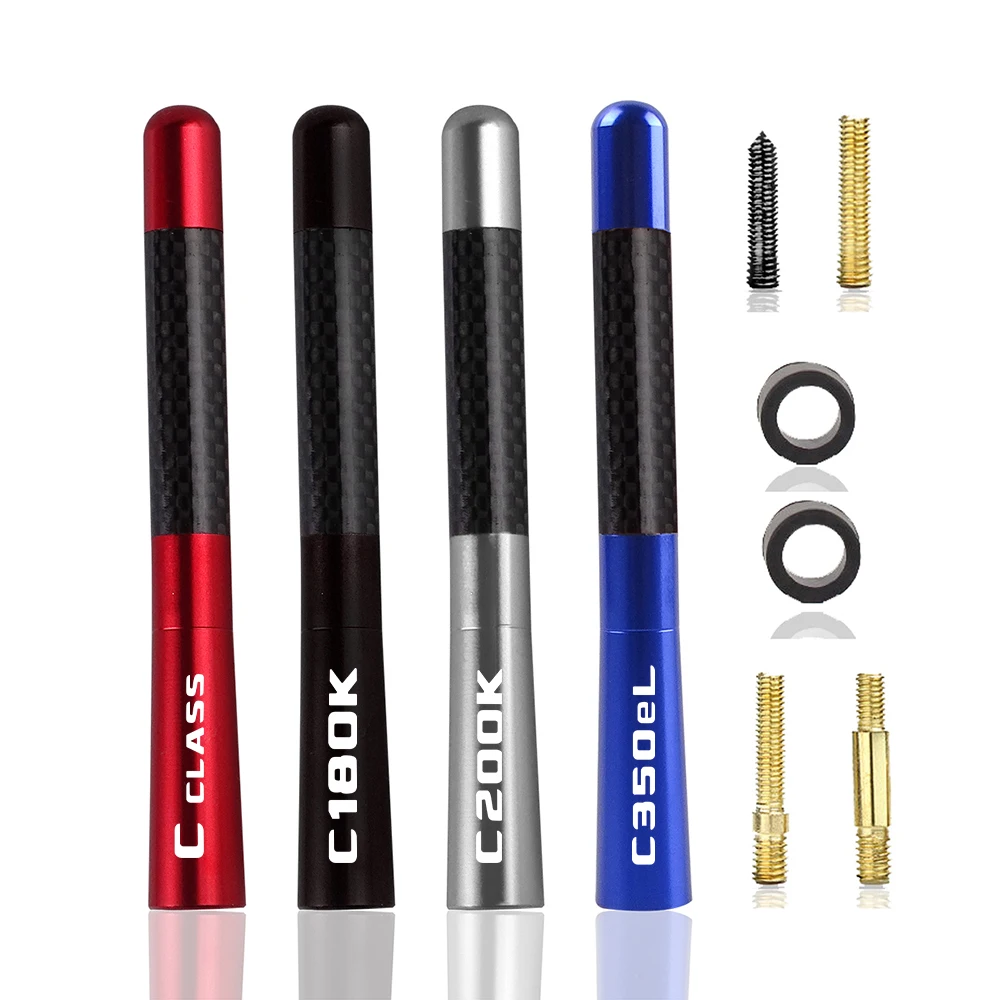 Автомобильная антенна Авто углеродное волокно радио антенна автомобиля аксессуары для Mercedes-Benz C300L C320 C350 C350d C350e C350eL C350L C400 C500