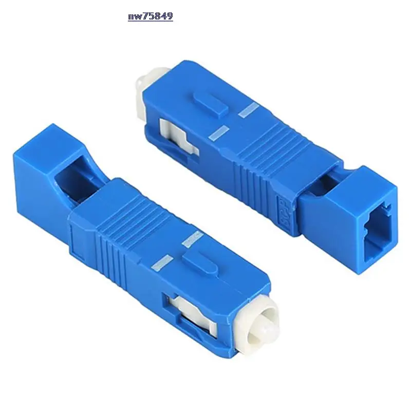 

1 х Волоконно-оптический адаптер SC папа-LC мама, одномодовый Гибридный волоконно-оптический адаптер, конвертер