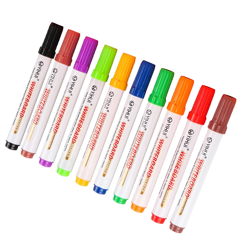 

12Pcs Portable Painting Pens Convenient Whiteboard Markers Household Paint Pens