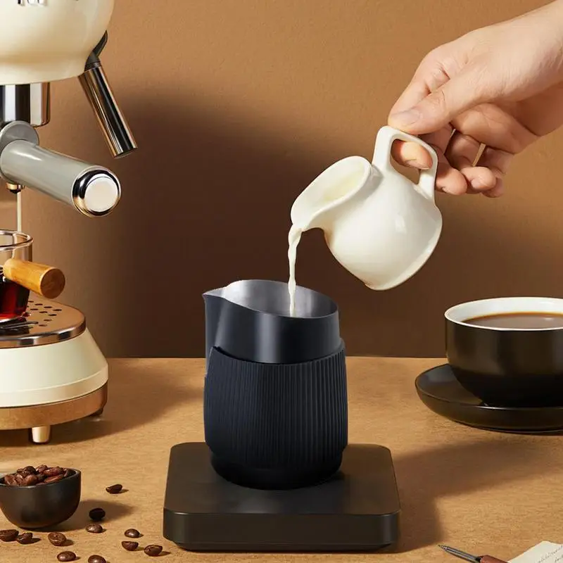 Кувшин для вспенивания молока кофе латте кувшин 420 мл чашка капучино банка