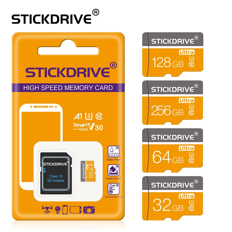 

2023 New High Speed Memory Card 32GB 64GB Micro TF SD Card Memory Disk 128GB 256GB cartao de memoria For Smartphone Notebook