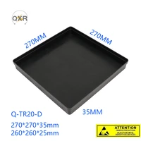 q tr20 d esd part tray antitatic material use for part storage circulation factory industry supply