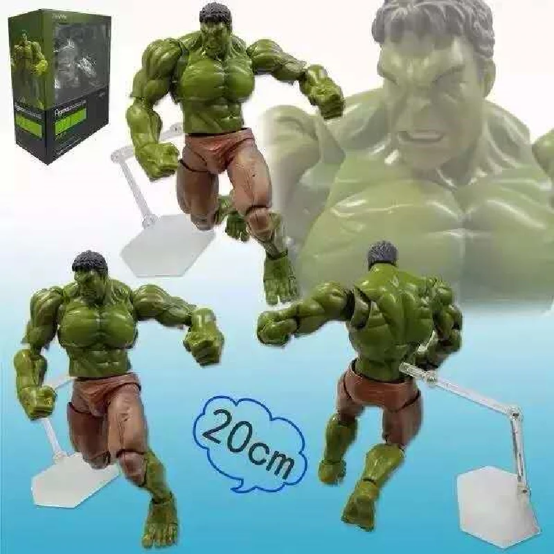 

Marvel The Avengers 271 Figma Hulk Robert Bruce Banner Joint Movable Pvc Action Figure Collectible Model Toys For Boys Xmas Gift