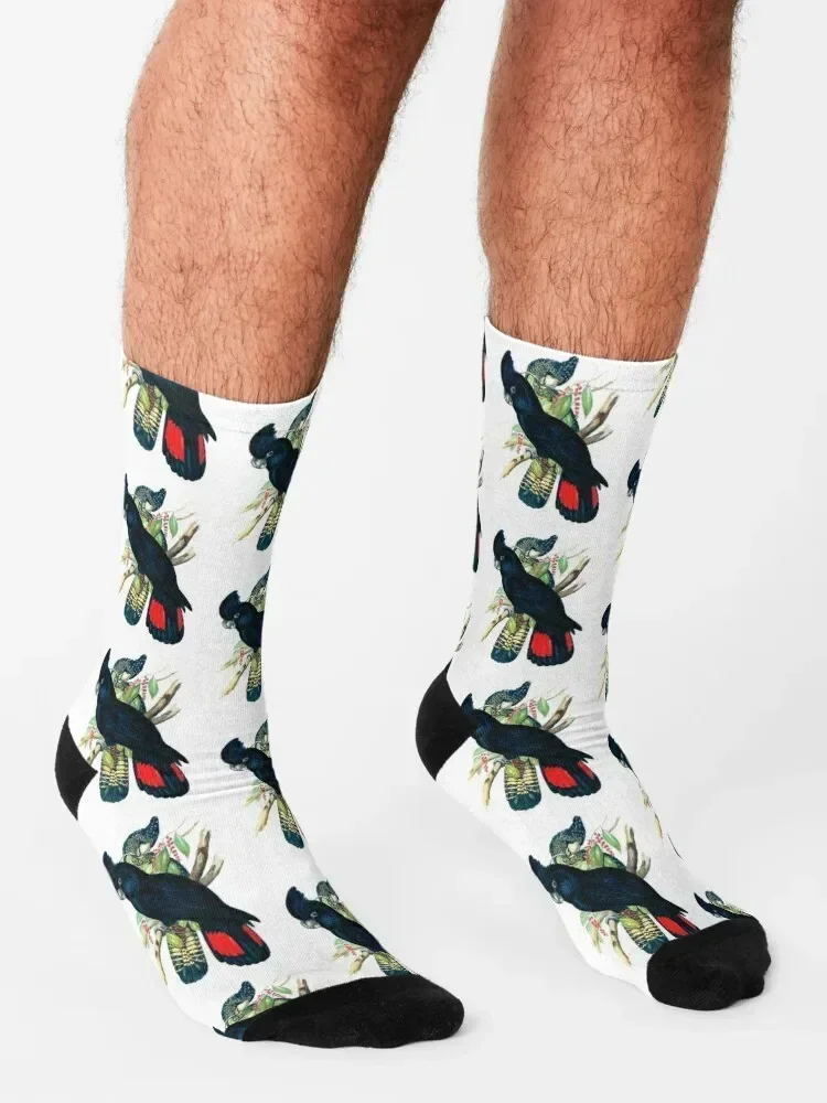 Австралийские банкетские носки с черным какаду теплые зимние детские героями