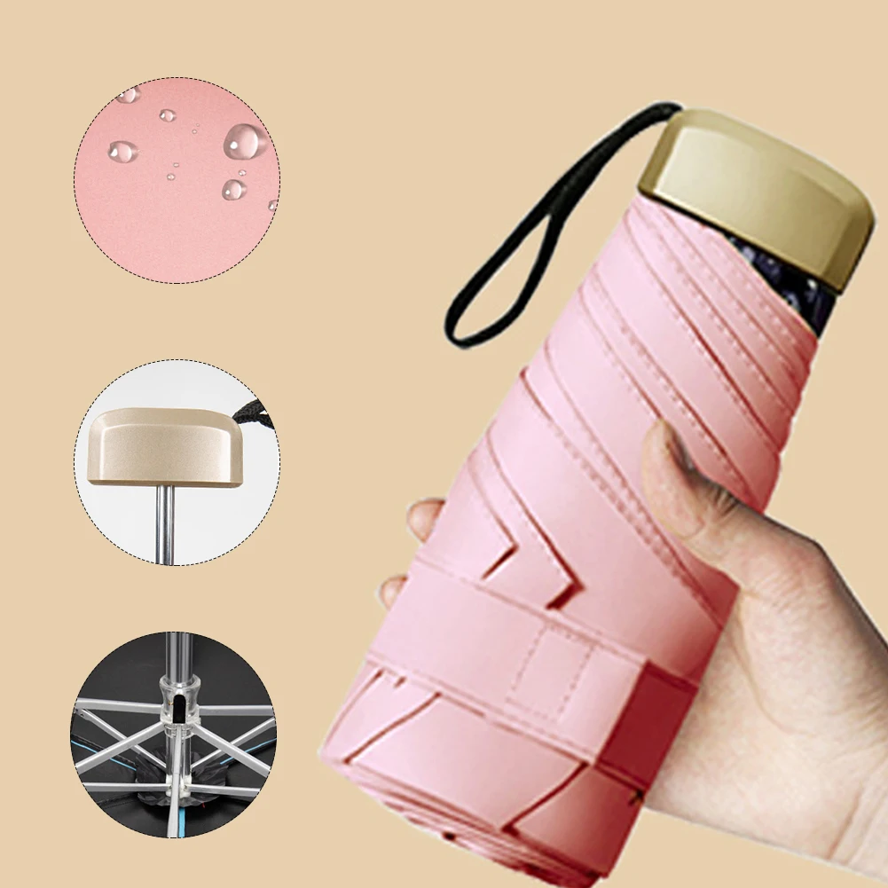 Карманный мини-зонт для телефона с защитой от УФ-лучей |