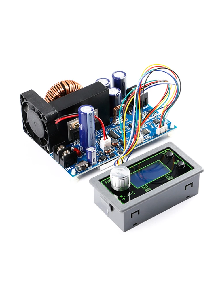 50V20A CNC Step-down Регулируемый силовой модуль 1000W измеритель напряжения и тока DC