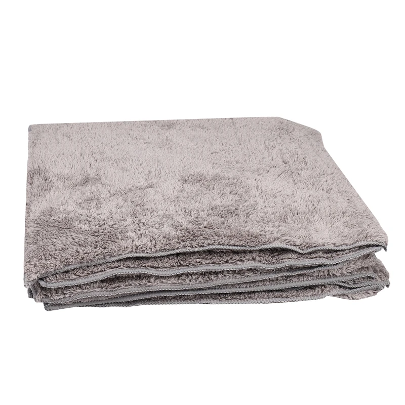 

6 шт., плюшевые полотенца из микрофибры, 500 г/м2, 40x40 см