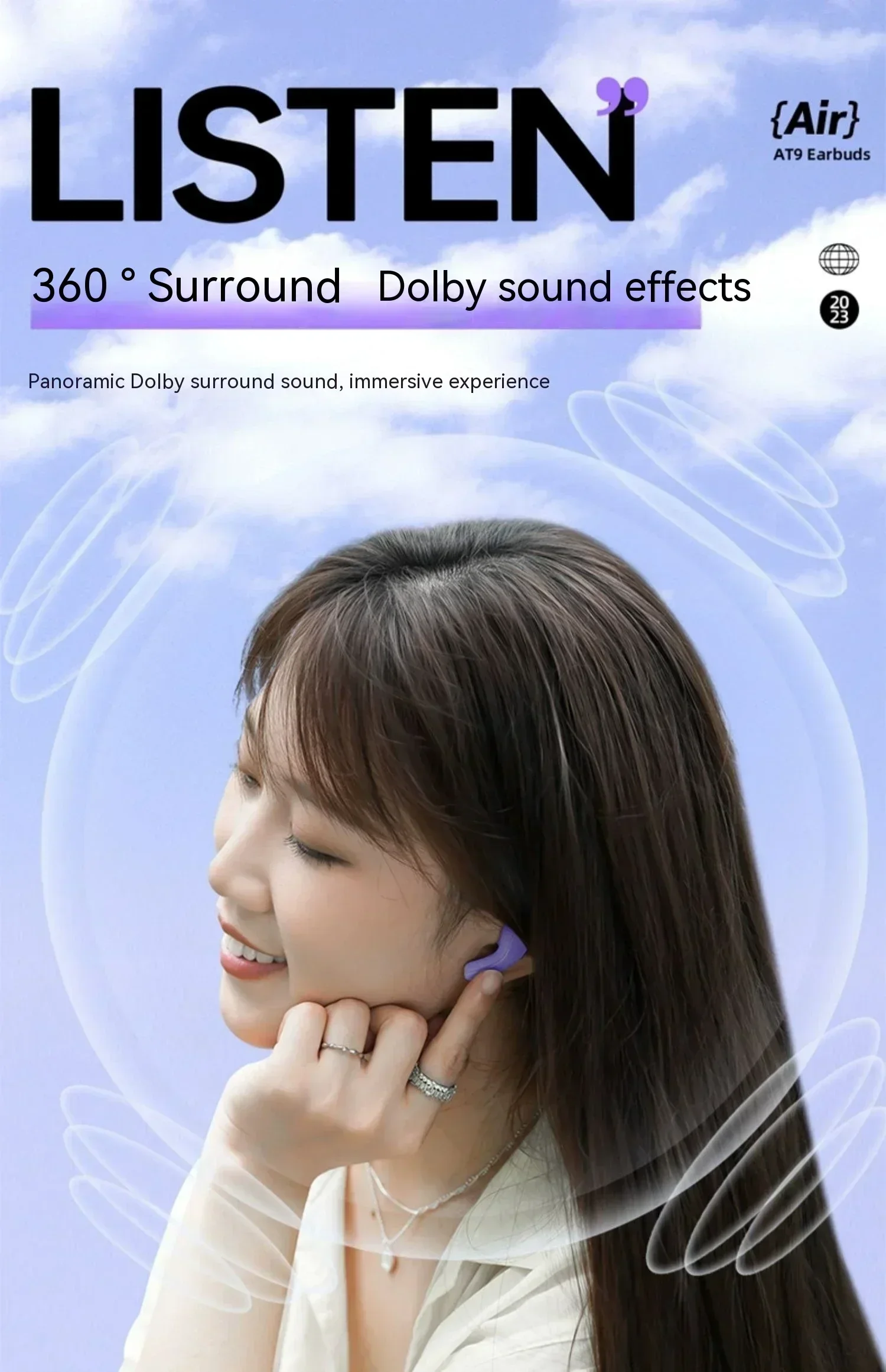 ACEFAST T9 Bluetooth беспроводные наушники IPX4 водонепроницаемая гарнитура с