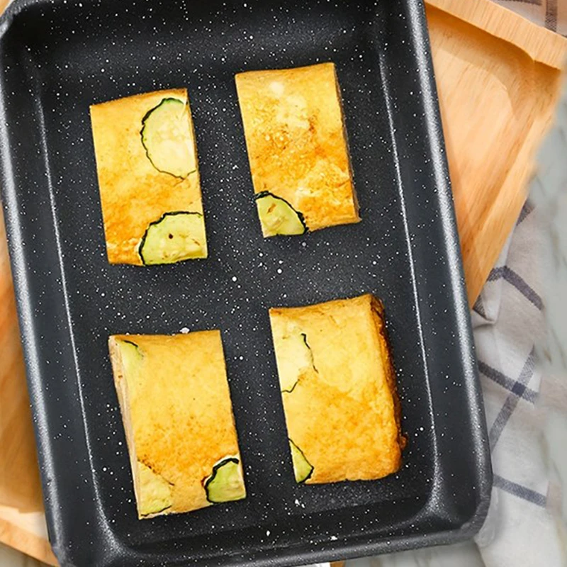 Сковорода в японском стиле Тамако прямоугольная сковорода для блинов стейков