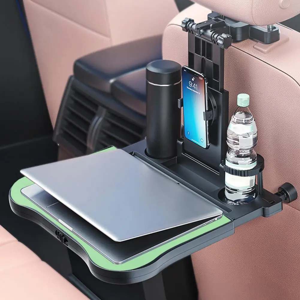 

Car Seat Back Holder Seat Back Organizer for Computer Multifunctional 360 Degree Rotation Foldable Headrest Mount