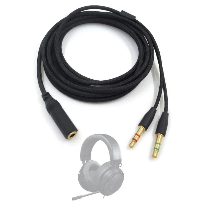 

Cord Headphone Adapter Splitter Cord for Electra/Kraken 7.1 V2 DropShipping