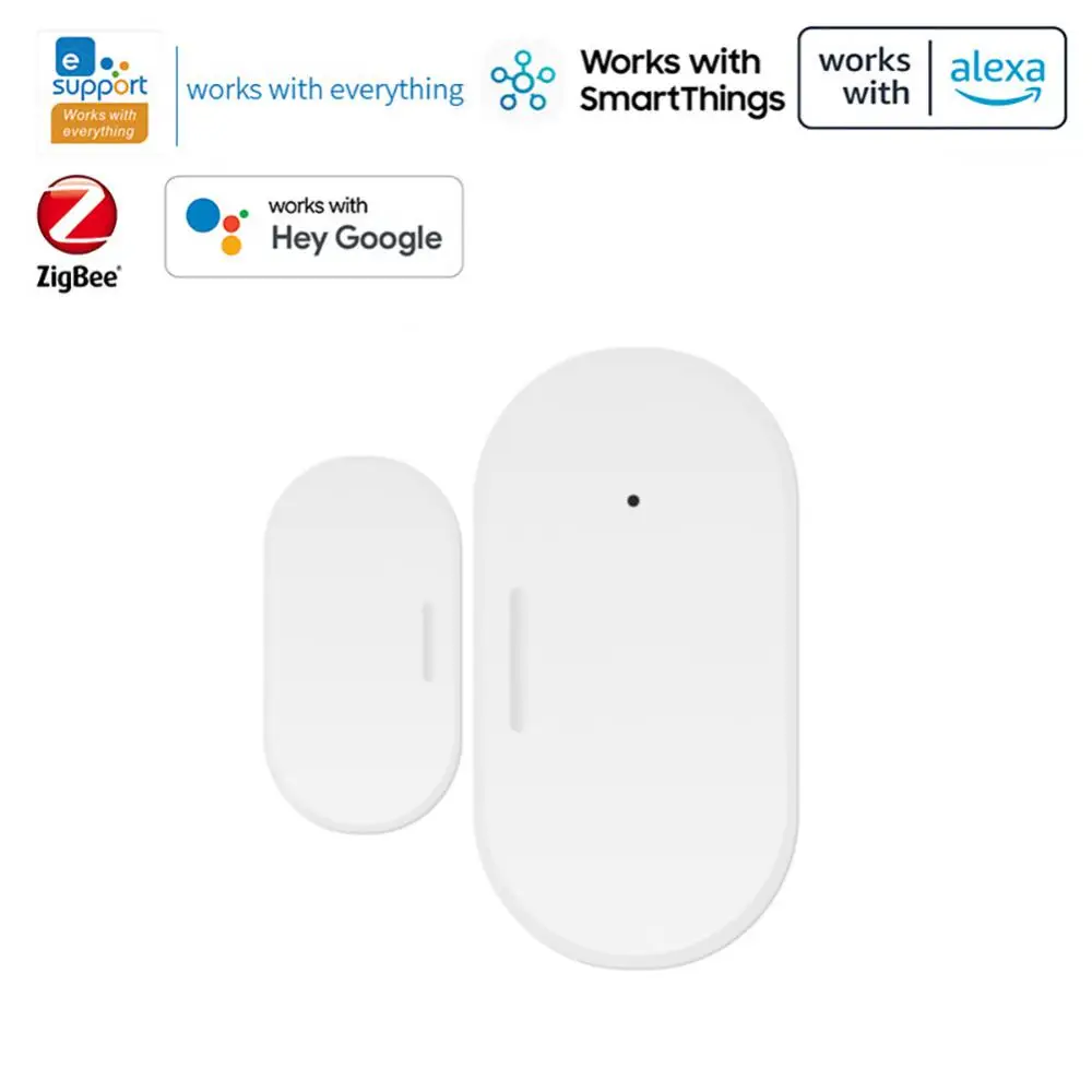 

Window Door Gate Detector Zigbee Smart Wireless App Control Ewelink Work With Zigbee Wireless Gateway Hub Door Magnetic Sensor