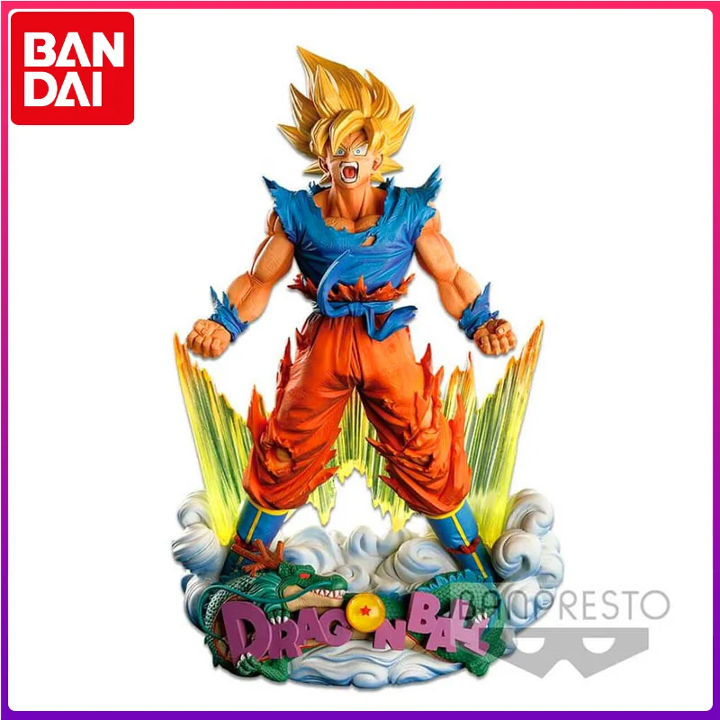 

Bandai Original Dragon Ball Z Anime Figure SMSD Son Goku Action Figure Toys Collectible Model Dolls Christmas Gifts for Children
