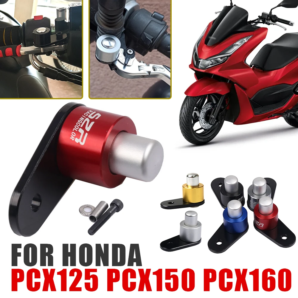 Accessori moto leva freno pulsante di parcheggio interruttore di blocco semiautomatico per HONDA PCX 125 150 PCX 160 PCX125 PCX150 PCX160