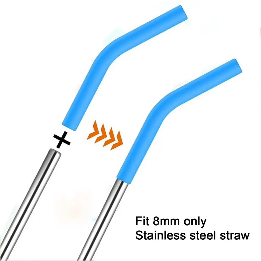Многоразовые металлические соломинки для горячих напитков многоразовые