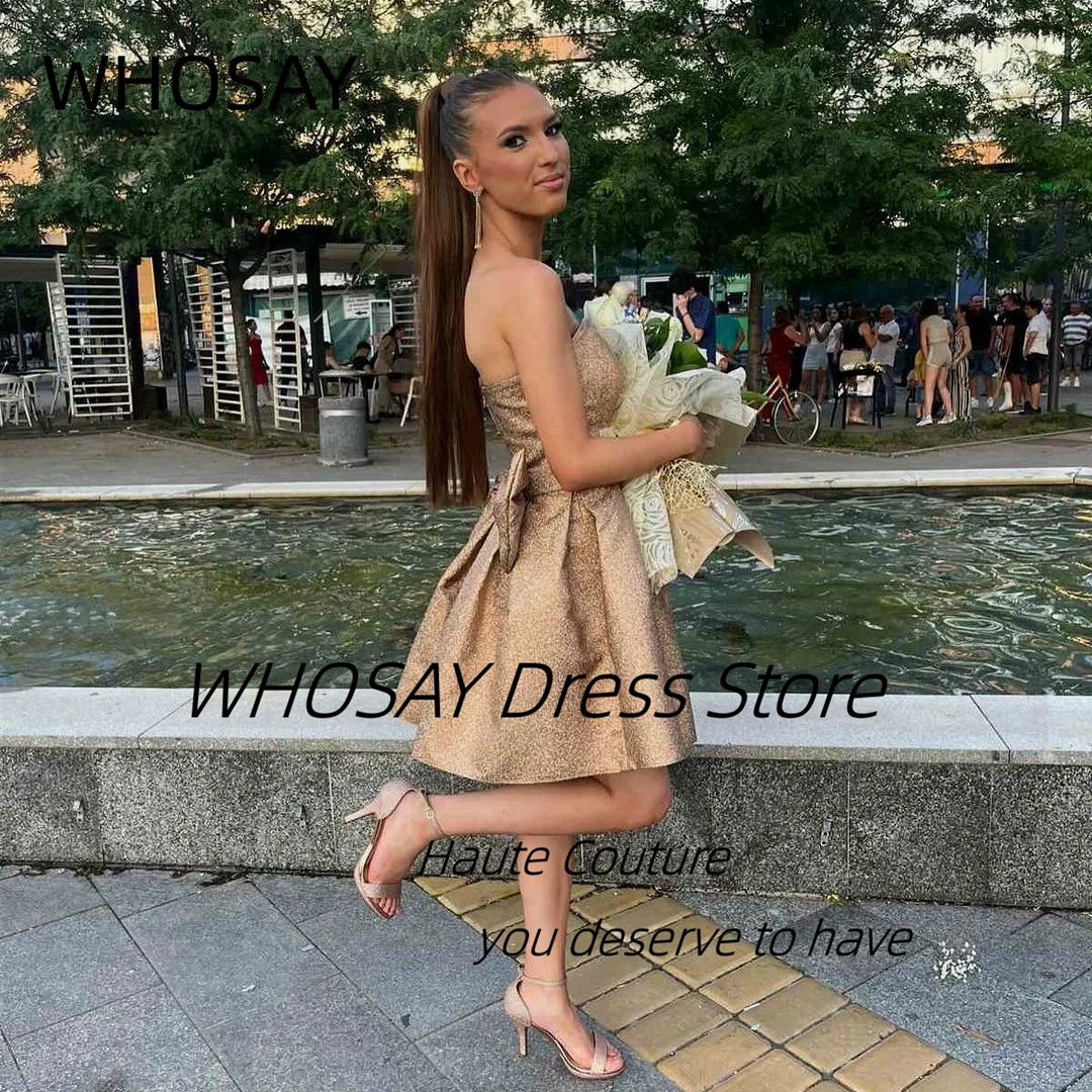 WHOSAY Специальные вечерние платья для девочек трапециевидные выпускного вечера с