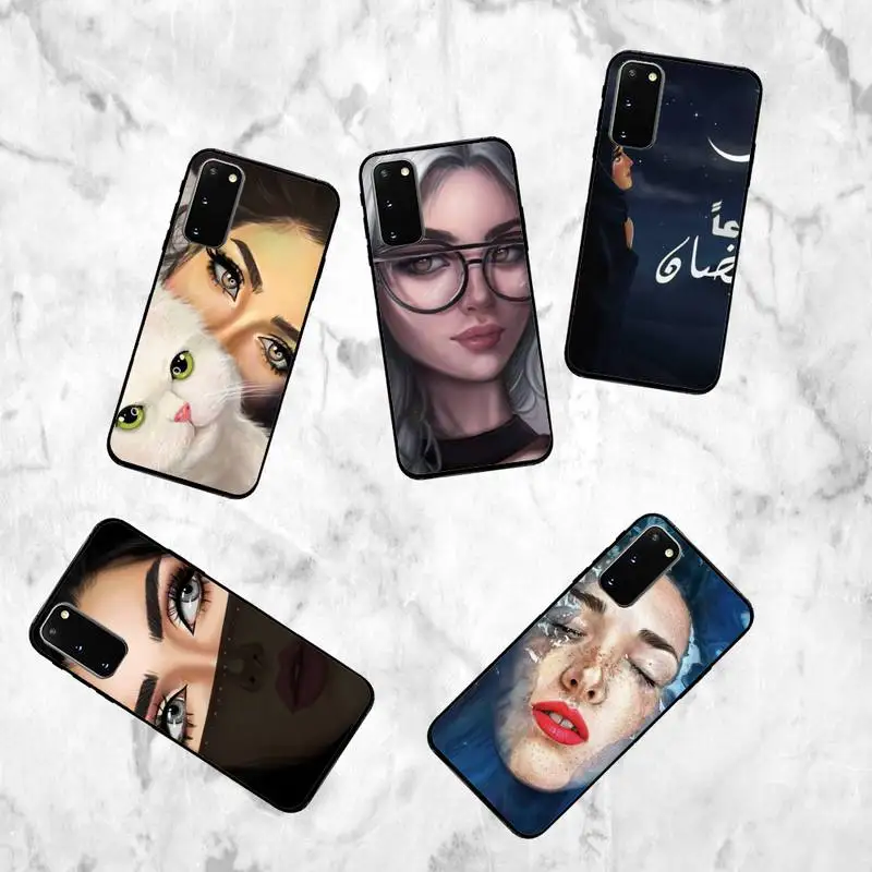 Модный Арабский исламский чехол для телефона с вуалью Samsung Galaxy S7 Edge Plus S9 S20Plus S20ULTRA