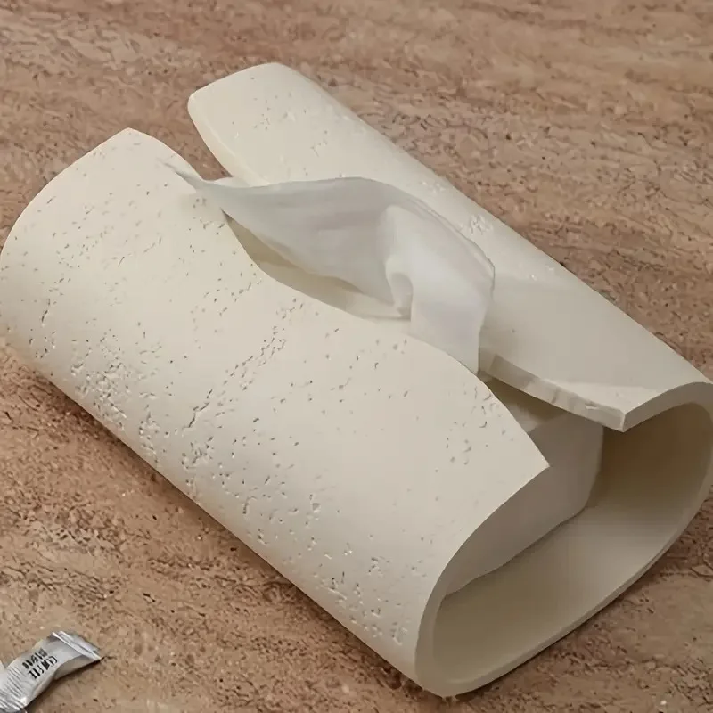 

Коробка для салфеток из смолы, имитация камня