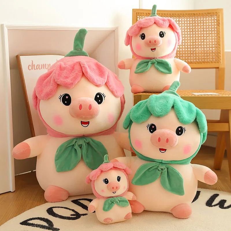 

23/35/45cm Pig Plush Dolls Baby Cute Animal Dolls Cotton Stuffed Doll Home Soft Toys Sleeping Mate Stuffed Toys Gift