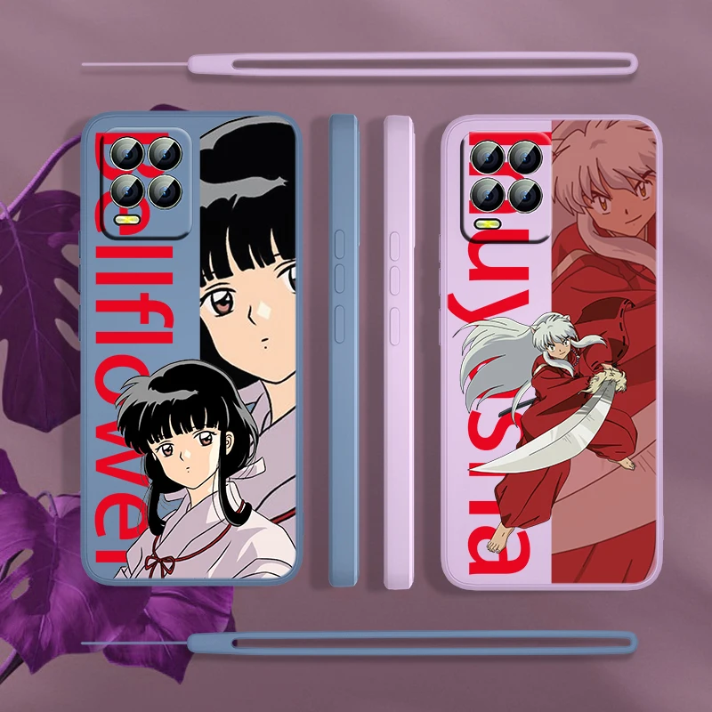 

Inuyasha Sesshomaru creative style For Realme GT Neo2 Master Narzo 50i 50A C21Y C17 C11 C2 XT X2 X7 Pro Liquid Rope Phone Case