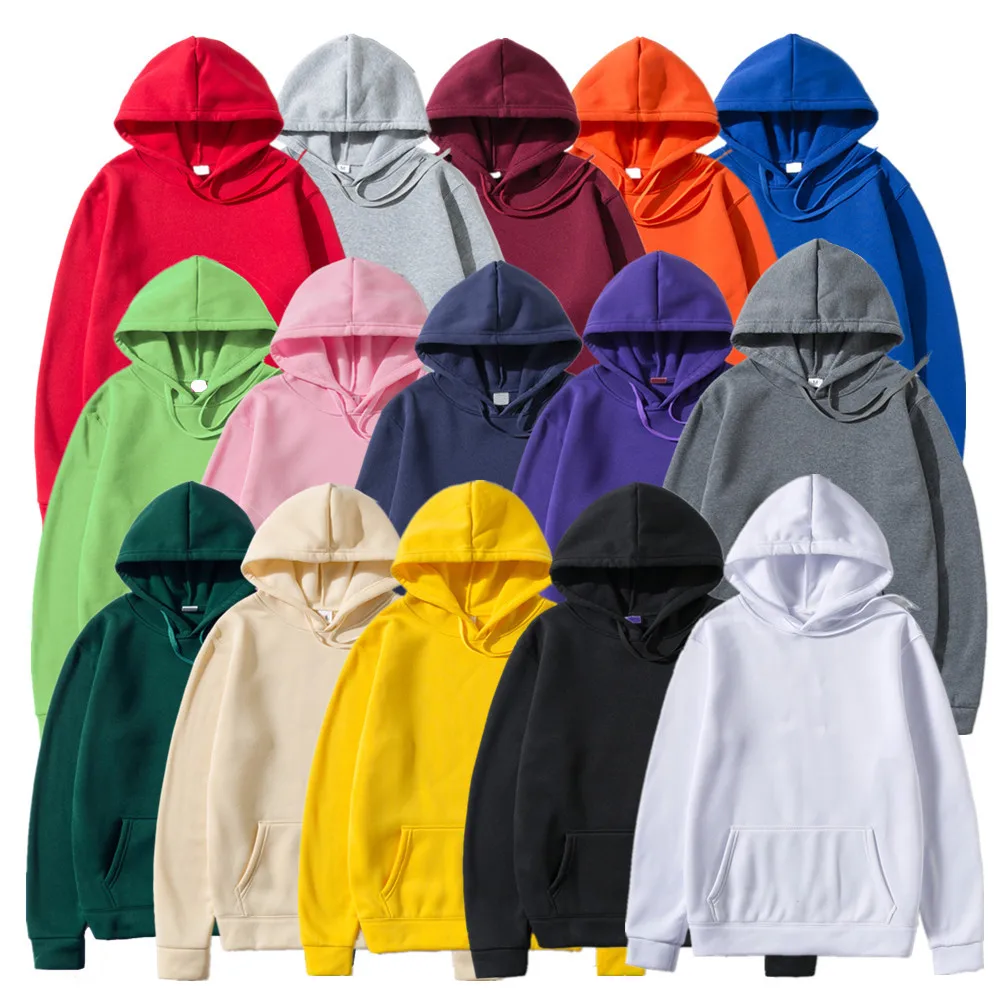 

Men Woman Hoodies Sweatshirts Fashion Solid color Red Black Gray Pink Hooded Hip Hop fleece Hoody Mens Brand Hoodie Streetwear