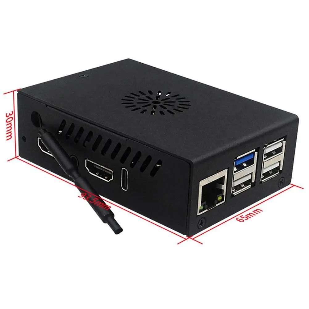 Корпус Orange Pi 5 Pro металлический корпус охлаждающий вентилятор дополнительная