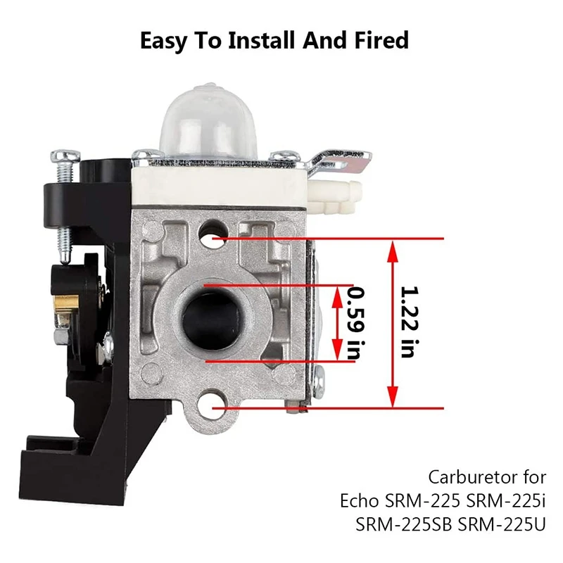 Карбюратор SRM225 PAS225 настроить комплект для лампы эхо-225 A021001692 травяной триммер
