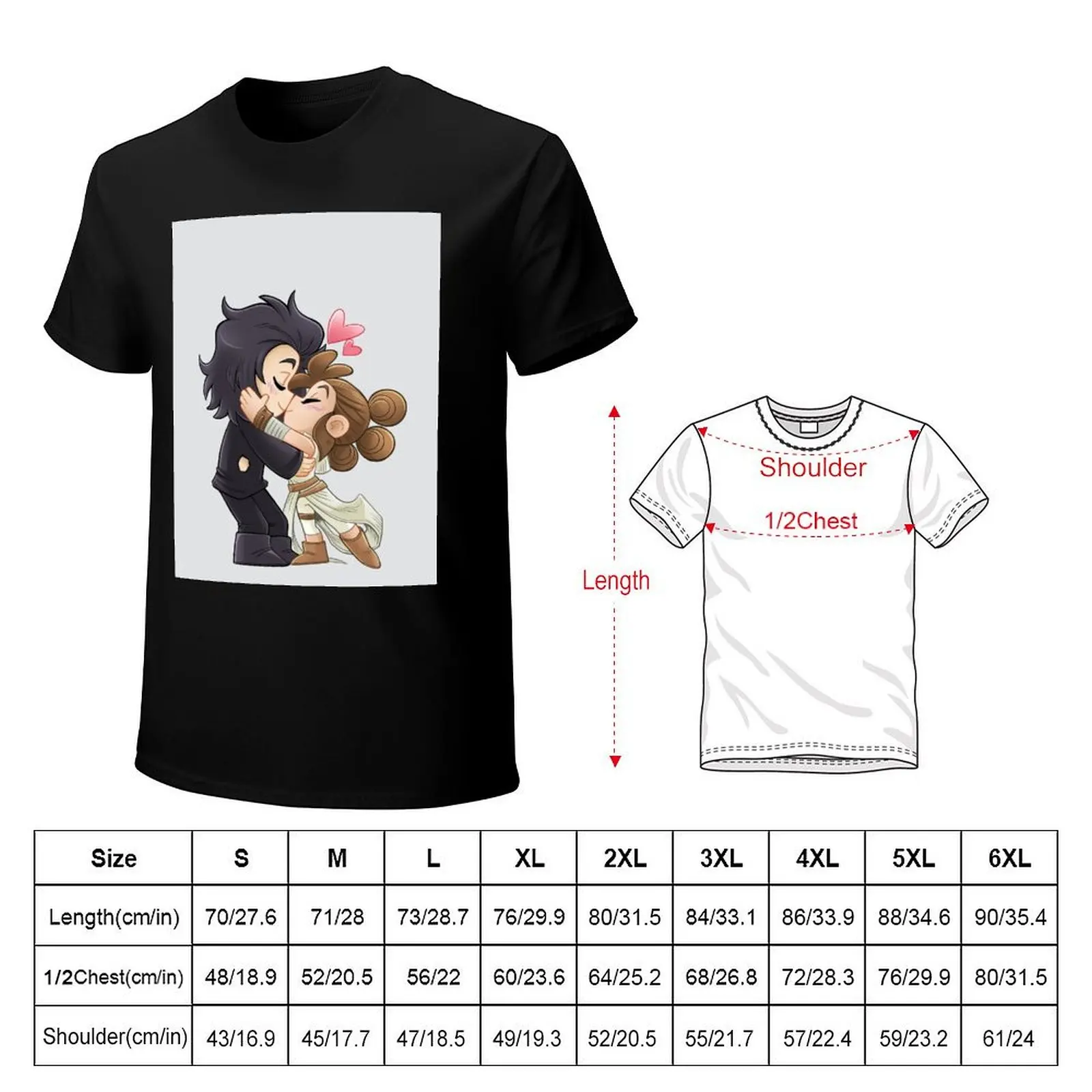 Футболка Space Sweethearts- Happy Ending Smooch-Chibi Cuties футболки с рисунком аниме для мужчин