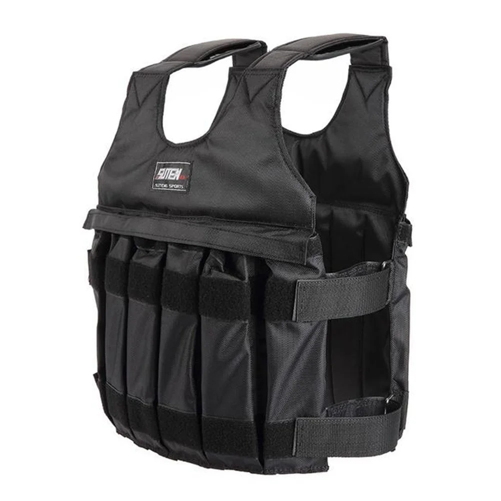 

CS Field Vest Breathable Combat Training Vest Adjustable for Adults Guard Waistcoat Weighted Vest for Adults ( 1- 20KG Black )