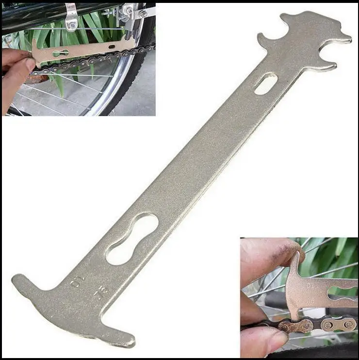 Bicycle Chain Ruler Measures The Degree of Wear Shop Tool Change Standard |