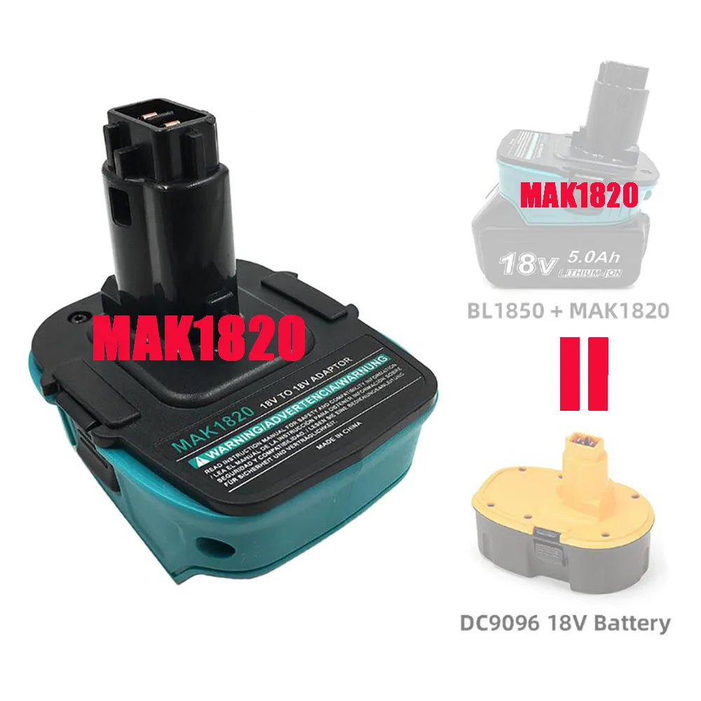 Адаптер BL1830 конвертер MT20BSL/DL для Makita 18 в литий-ионный аккумулятор на Milwaukee Bosch Dewalt