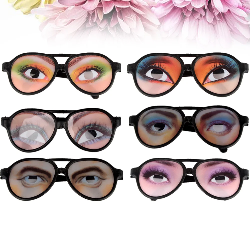 

Glasses Party Sunglasses Funnykids Accessories Favors Adults Christmas Props Disguise Eyeglass Joke Noveltycostume Eyes