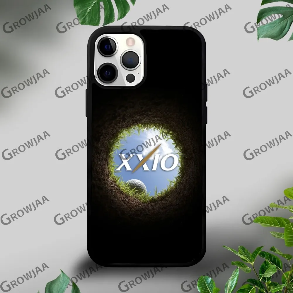X-XxioS Golf Luxury Phone Case For IPhone 16 15 14 13 12 11 Pro Xs Max Mini Plus Celulares Hard Funda