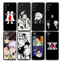 anime hunter x hunters phone case for samsung s7 edge s8 s9 s10 s10e lite s20 plus ultra s21fe soft silicone