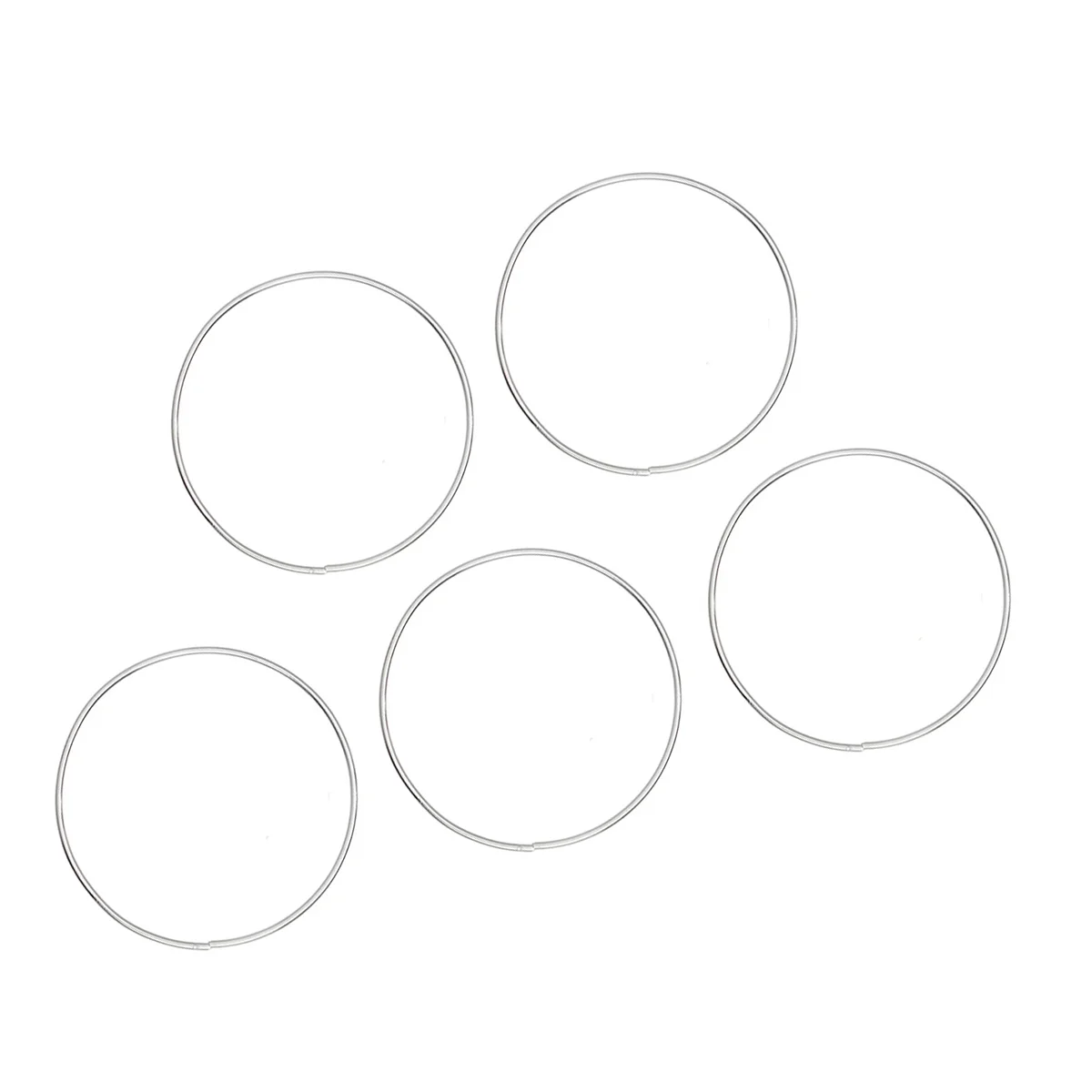 

5pcs Simple Dream Catcher Round Metal Ring for Dream Catcher DIY Handicrafts 16cm )