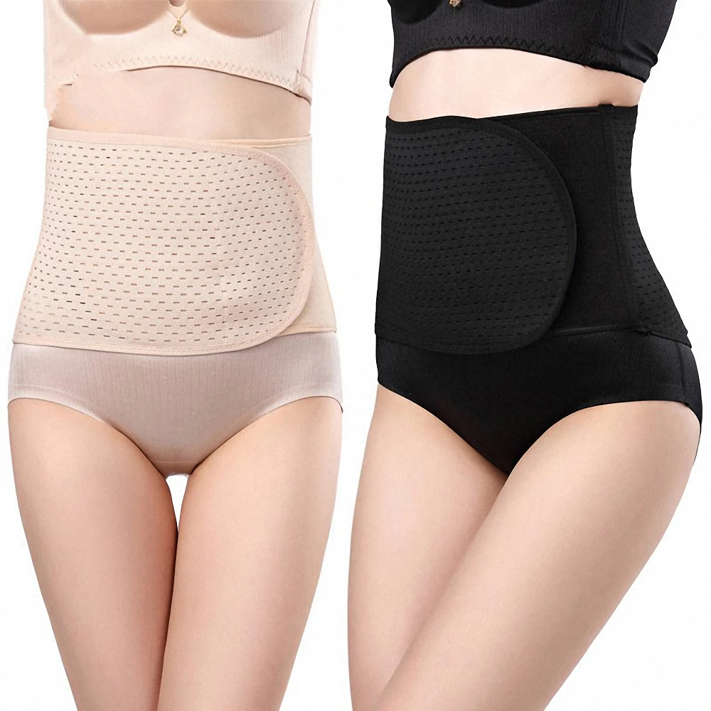 Breathable Postpartum Belt Corset Belly Band Bandage Postpartum Body Shaper Pregnant Waist Belt Prenatal Care Slimming Waistband