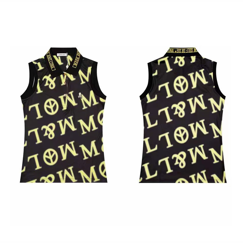 

2022 New Golf Clothing Summer Outdoor Sports Quick-drying Breathable Women's Sleeveless T-shirt Golf Vest Jersey